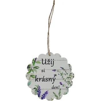 Cedulka k zavěšení motiv levandule K4611