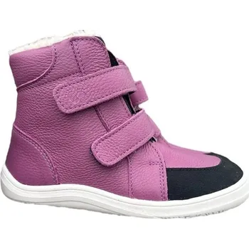 Dívčí zimní obuv BABY BARE FEBO WINTER Magenta Asfaltico | Dětské zimní zateplené barefoot boty - 24