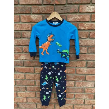 KUGO klučičí pyžamo DINO ve vesmíru Barva: Oranžový DINO, Velikost: 98