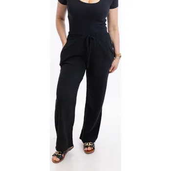 Italy fashion Mušelínové kalhoty REBECA Barva: Černá, Velikost: UNI: S-L