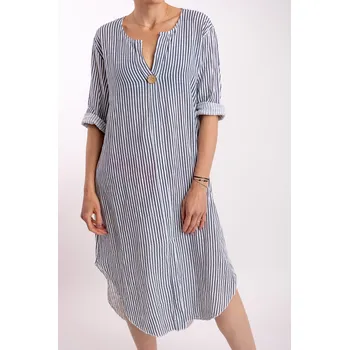 Dámské šaty Italy fashion Šaty NATURE Barva: Modrá, Velikost: UNI - L-2XL