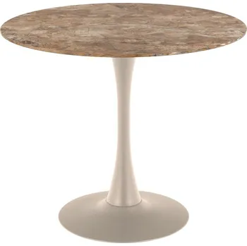 Kulatý jídelní stůl s keramickou deskou ø 90 cm Malta – Actona ID_1829126