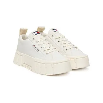 Dámské tenisky Tommy Jeans Sneakersy Tjw Flatform Chunky Sneaker EN0EN03036 Écru 36