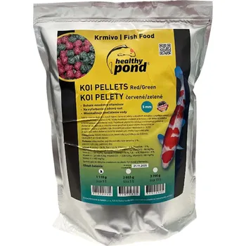 Technika k zahradnímu jezírku HealthyPond Dvoubarevné pelety 5mm, 3L - Healthy pond