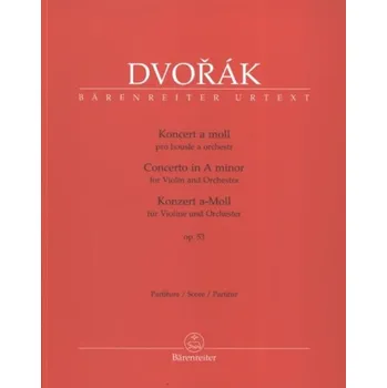 Antonín Dvořák: Concerto in A minor op. 53 (noty, partitura)