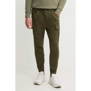 Pánské oblečení Bavlněné kalhoty Alpha Industries Airman Pant 188201.142 zelená 91X, vel. 32