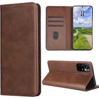 Pouzdro na mobilní telefon Flipové pouzdro SunSky pro Xiaomi Poco M4 Pro 5G, hnědé