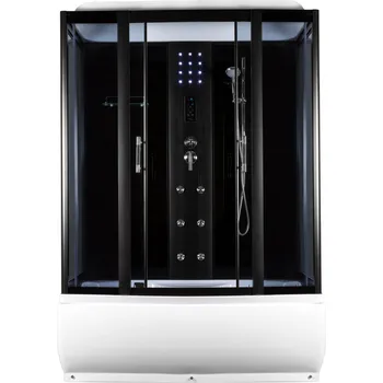 Kerra Xelo Mocca Duo 1953 150 Masážní box s vanou tmavé sklo Mocca