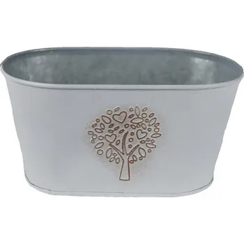 Zahrada Květináč plechový ovál K4590/1