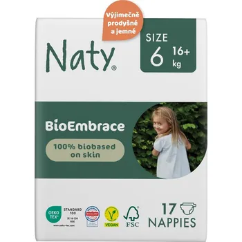Plenkové kalhoty Eco by Naty Plenky Naty BioEmbrace XL 16+ kg (17 ks)