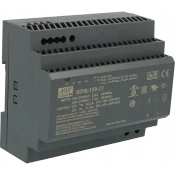 spínaný zdroj Spínaný zdroj na DIN lištu Mean Well HDR-150-12 12V 11,3A 135W