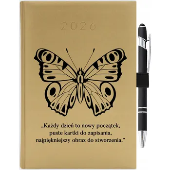 Kalendář Knižní kalendář 2026 A5 zlatý