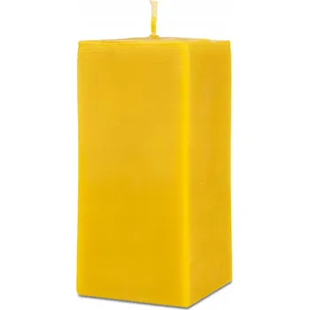 Svíčka Svíčka z včelího vosku Kvádr 13 cm 100% Vosk Dlouhá doba hoření