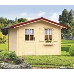 Dřevěný zahradní domek BPP Diana 2 přírodní 298 x 298 cm bez truhlíku a okenic