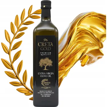 Rostlinný olej EXTRA PANENSKÝ OLIVOVÝ OLEJ 1L ŘECKÝ CRETA GOLD PREMIUM KVALITA SKLIZEŇ 2025