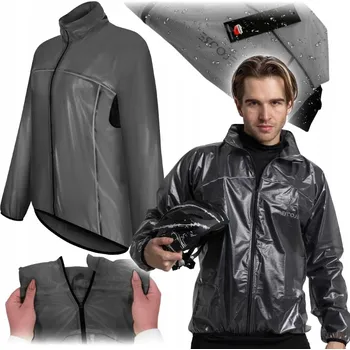 Cyklistická bunda Cyklistická bunda Ercole 3XL černá