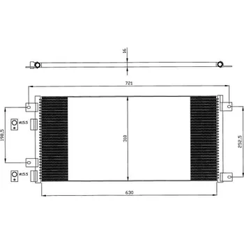 Klimatizace automobilu Kondenzátor, klimatizace NRF NRF35643