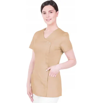 Dámské sako 38 DÁMSKÝ ZDRAVOTNICKÝ KABÁTEK KOSMETICKÝ PLÁŠŤ 363B NA PATENTKY