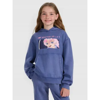 Chlapecká mikina Dětská mikina 4F bavlna , velikost 134