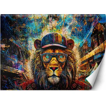 Fototapeta FOTOTAPETA Lev Zvířata Barevná 100x70 cm