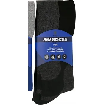 Woolk termoaktivní trekingové Ponožky černé velikosti 39-42