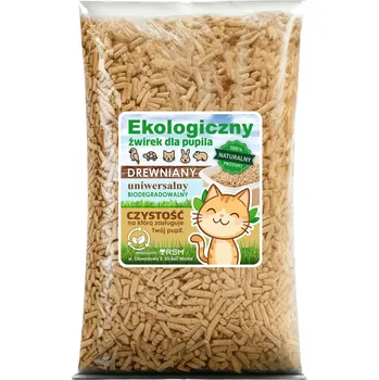 Podestýlka pro kočku Pelety stelivo světlé pro kočky prasátko králíka 15 kg