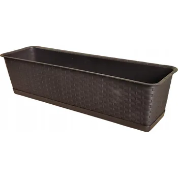 Truhlík Balkonový truhlík 58,7 x 17,3 cm plast