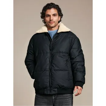 Sinsay - Prošívaná puffer bunda - černá - 6941C-99X - 6941C-99X-L