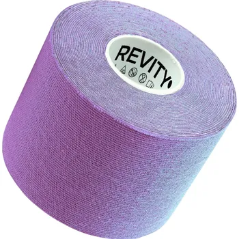Tejpovací páska REVITY Kineziologická tejpovací páska 5 cm x 5 m REVITY FIALOVÁ