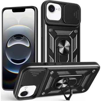 Hybrid Armor CAMSHIELD / odolné pouzdro / kryt 4v1 / pro Apple iPhone 16e / černé