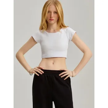 Oblečení a móda Zkrácené tričko - M - House - bílý - 420EN-00X