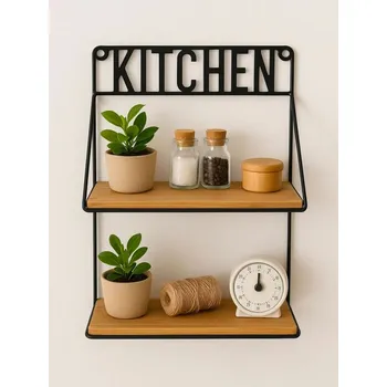 police Sinsay - Nástěnná police - černá - 334GO-99X - 334GO-99X-ONE-1