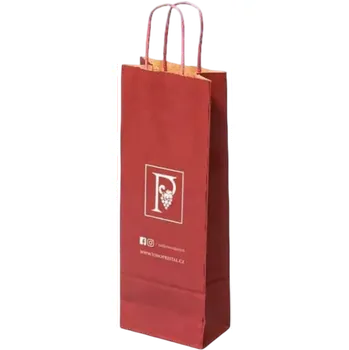 Papírová taška na víno 1 láhev Přistál