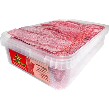 Cukrovinka Pedro Kyselé jahodové pásky 1600g