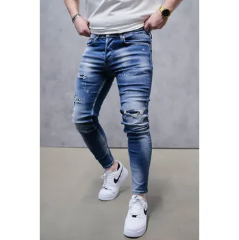 Dámské džíny 2Y Premium Modré skinny fit džíny – LEO Velikost: 38