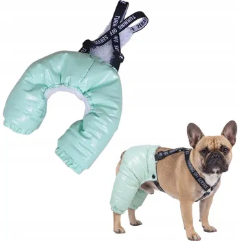 Obleček pro psa Zateplené kalhoty pro psa s kšandami HANK XL