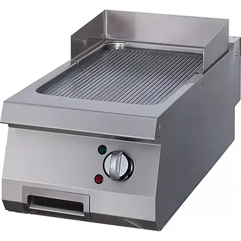 Kuchyňský gril Maxima Grilovací deska s drážkami Chrome - elektrická - pro jednu jednotku - hloubka 70 cm | 09395048