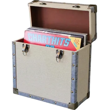 Příslušenství pro gramofon Steepletone 12 Inch Kufr na LP desky 1 Cream/Grey