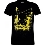 Dětské tričko Pokémon, černé, bavlna, velikost 116 (111 - 116 cm)