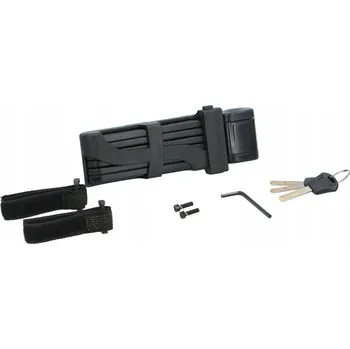 Zámek na kolo Zabezpečení kola skládací zámek Dunlop 85 cm