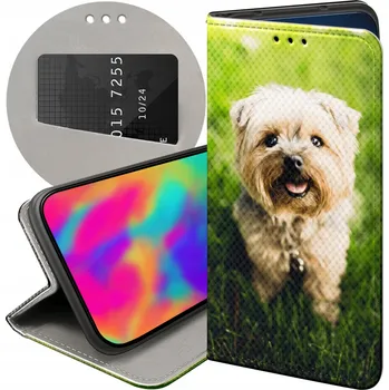 Pouzdro na mobilní telefon Flipové pouzdro Hello Case pro Xiaomi, Redmi 9C NFC béžové