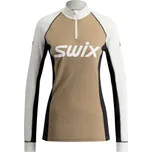 Dámské funkční triko Swix RACEX CLASSIC XS Béžová, Bílá, Černá