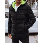 Pánská bunda zimní prošívaná s kapucí TX4892 Barva: Černá, Velikost: 3XL