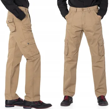 Pánské Kalhoty Kapsáče Trekové Vojenské Cargo se 6 Kapsami 398-3 36