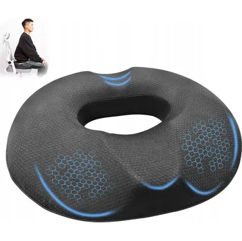 Polštář ORTOPEDICKÝ POLŠTÁŘ PRO SEDĚNÍ PROFILOVANÝ PAMĚŤOVÁ PĚNA NA KŘESLO ŽIDLI