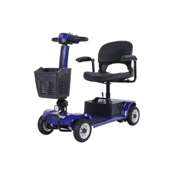 Elektrický invalidní skútr Elektrický čtyřkolový vozík RACCEWAY® SPLIT, modrý