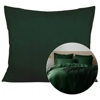 Povlak na polštářek Povlak na polštář 50x60 cm, bavlna, tmavě zeleň