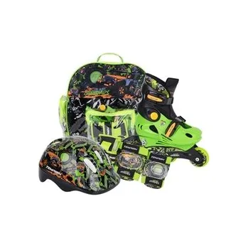 RACER BABY SKATE sada (kolečkové brusle,chrániče,přilba) 26-29