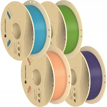 Filament Anycubic sada 4 kusů PLA filamentů pro 3D tiskárnu 1 kg 1,75 mm náplně