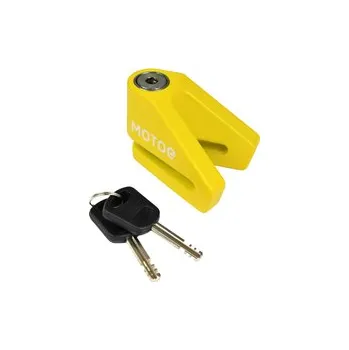 Zámek na kolo Zámek kotoučové brzdy RACCEWAY 5,5 žlutý